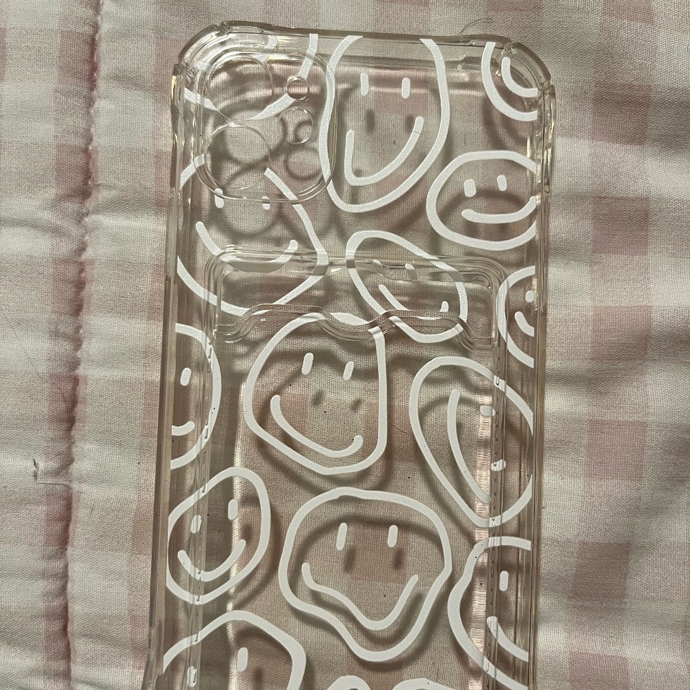 iPhone 11 Clear Smiley Phone Case